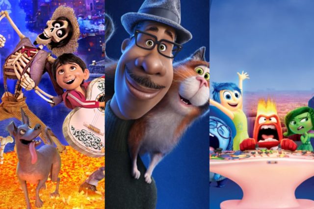 3 películas de Pixar para ver en Disney