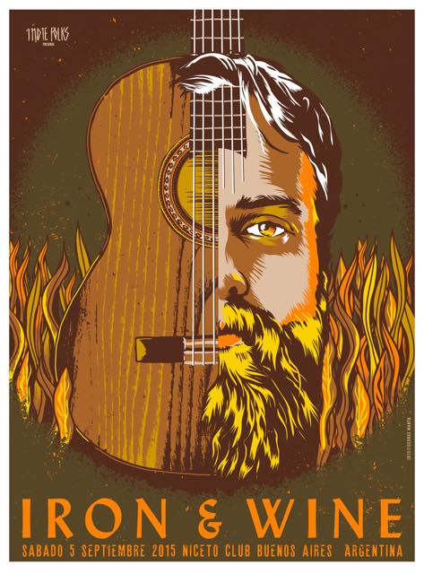 iron and wine poster