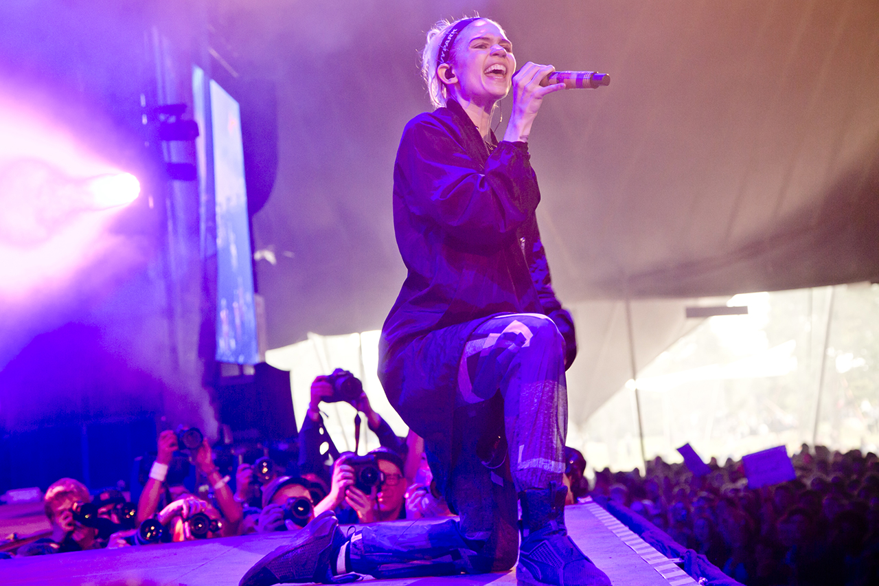 Grimes at Roskilde Festival, Roskilde, Denmark - 30 JUNE 2016