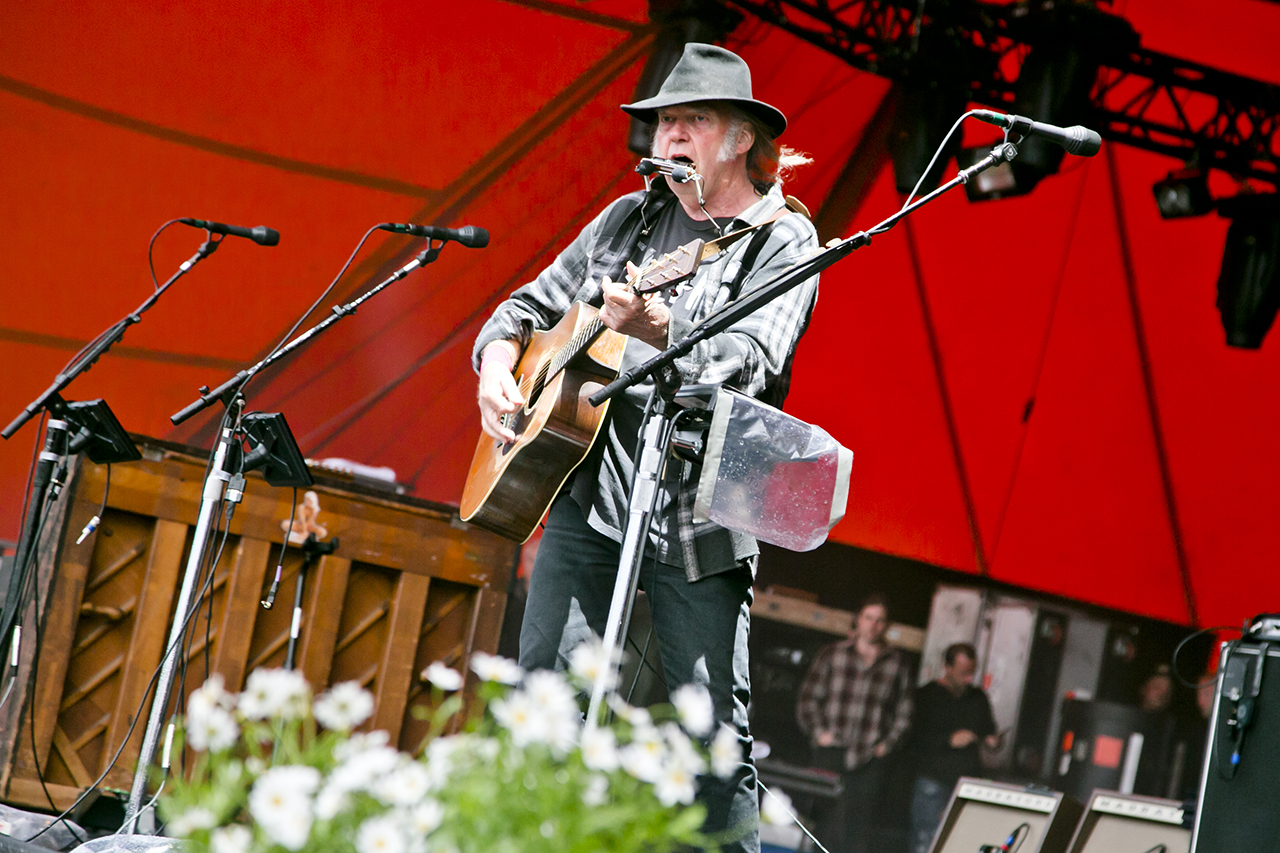 Neil Young at Roskilde Festival, Roskilde, Denmark - 1 JULY 2016