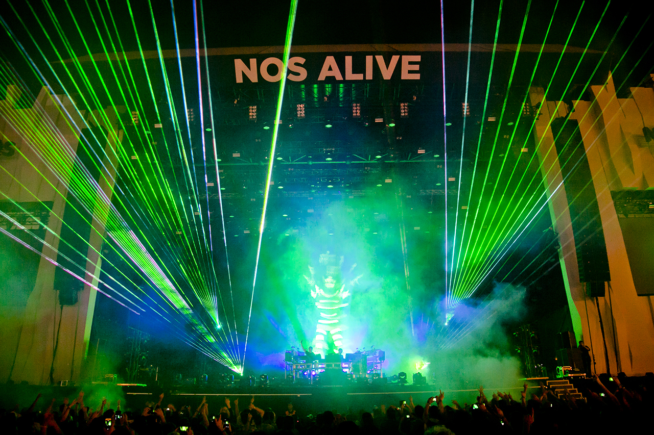 The Chemical Brothers at NOS Alive, Lisboa, Portugal - 7 JULY 2016
