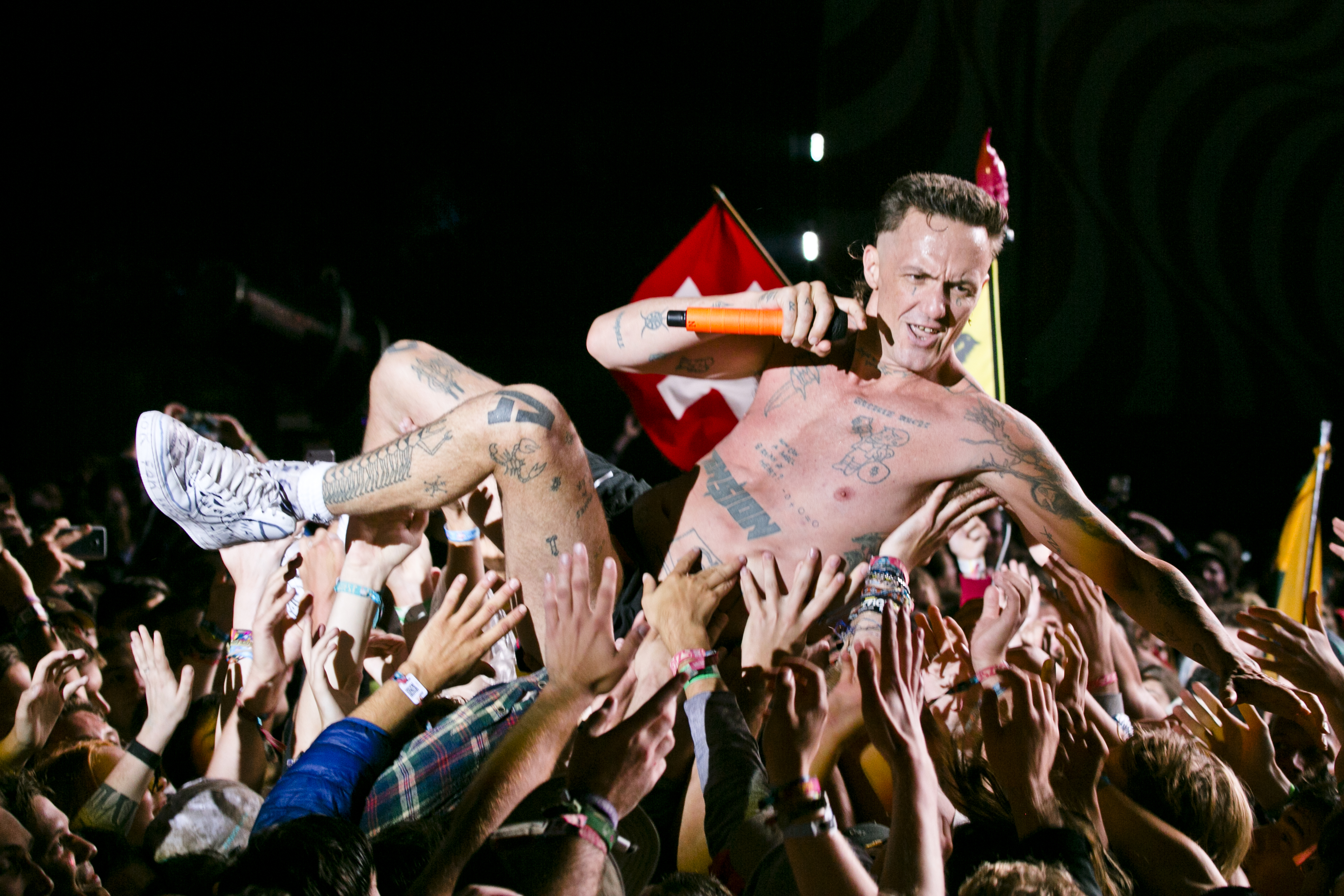 Die Antwoord at Sziget Festival, Budapest, Hungary - 10 August 2016