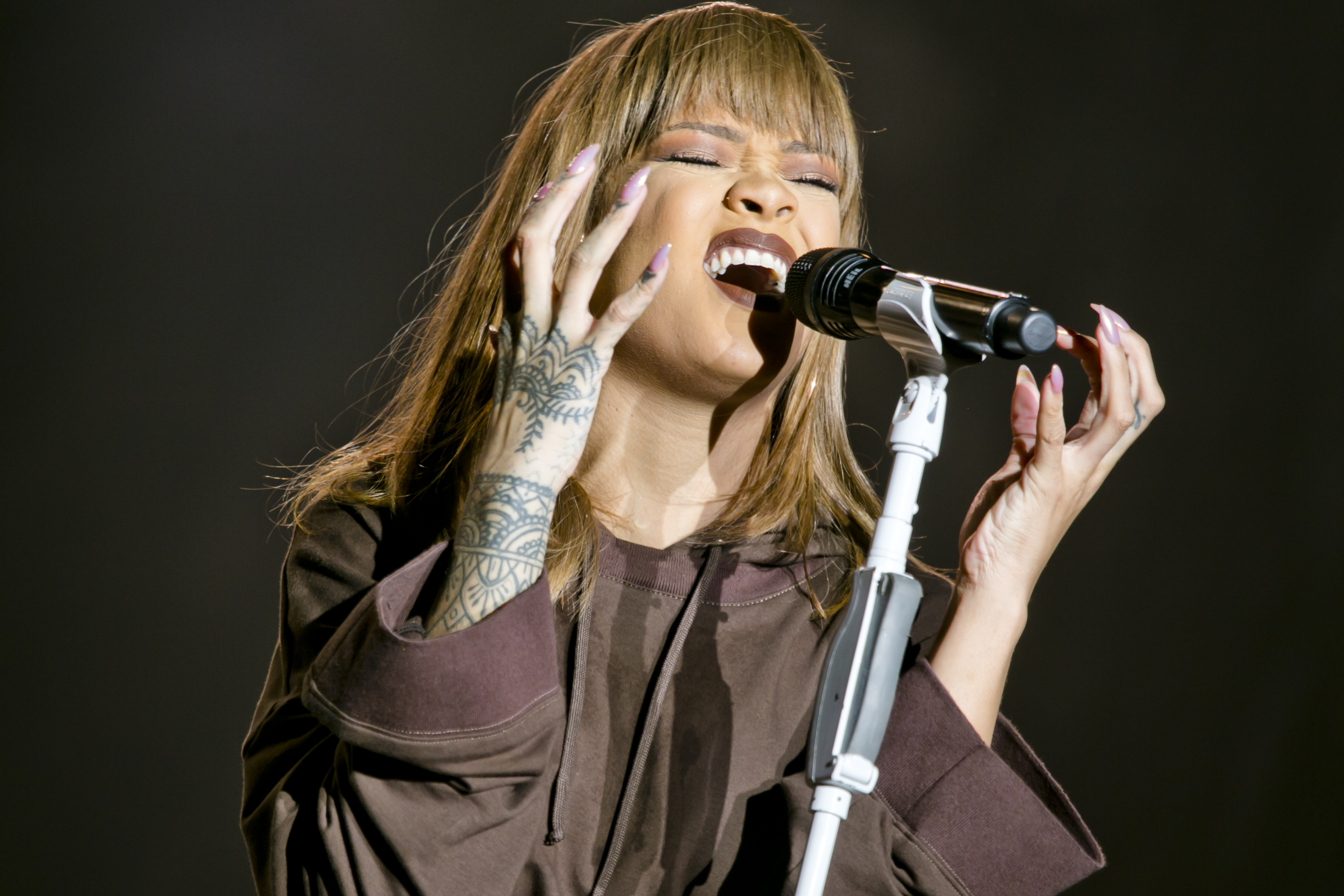 Rihanna at Sziget Festival, Budapest, Hungary - 10 August 2016