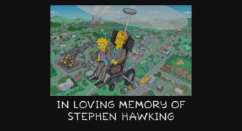 Los Simpson homenajeron a Stephen Hawking en su último episodio