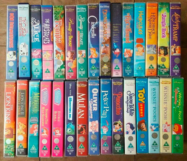 comprar Margarita Preceder Los VHS de Disney se venden por miles de euros