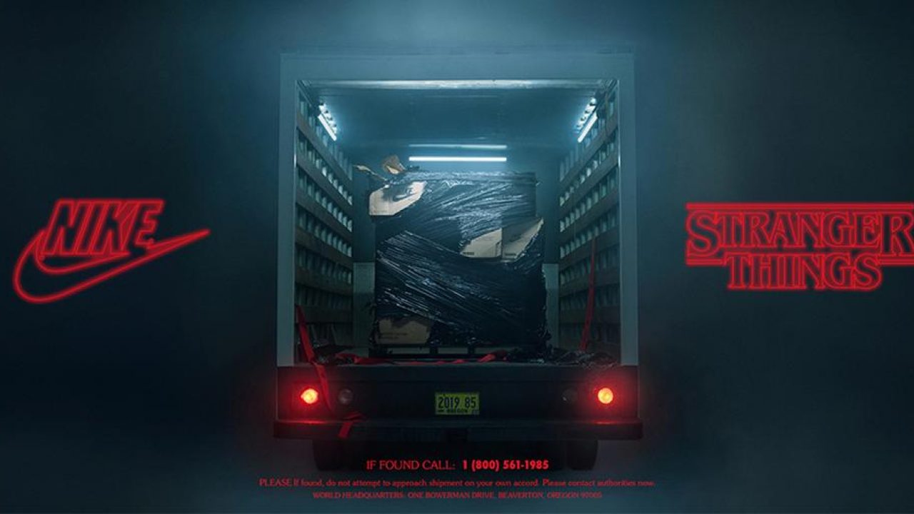 Nike presenta su colección en Stranger Things