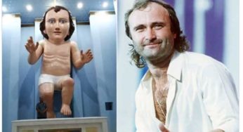 La perturbadora estatua gigante de Jesús que es igual a Phil Collins