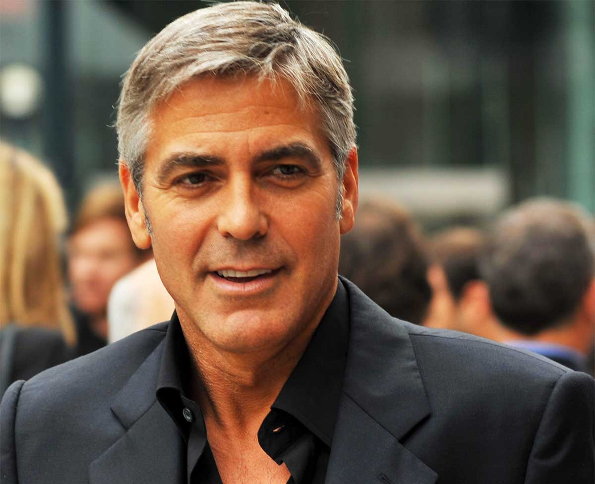 George Clooney's Most Memorable Hair Moments on the Red Carpet - wide 5