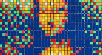 Subastan una Mona Lisa hecha de cubos Rubik