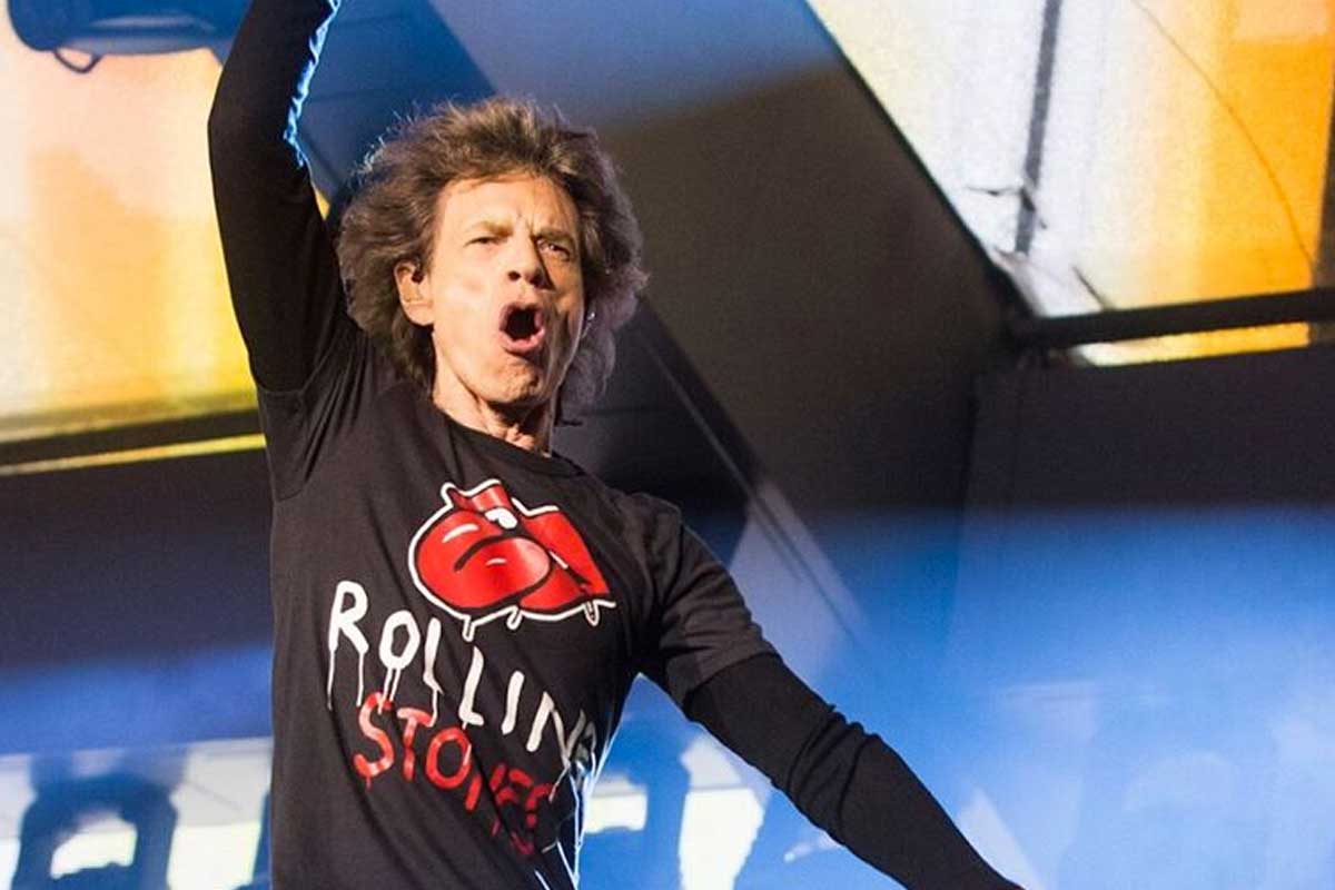 Oficial De Los Rolling Stones Escocia lengua Camiseta Banda De Rock Indie Mick Jagger