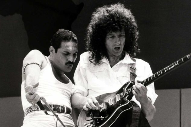 Freddie Mercury y Brian May.
