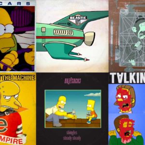 La cuenta de Instagram que recrea portadas de discos con escenas de Los  Simpson