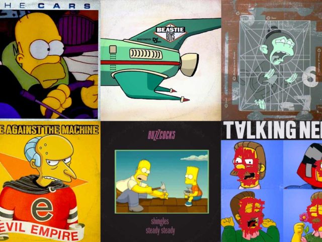 La cuenta de Instagram que recrea portadas de discos con escenas de Los  Simpson