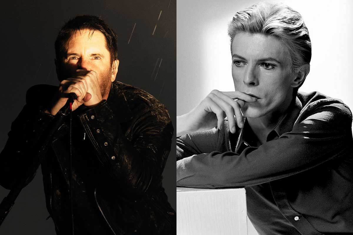 Trent Reznor y David Bowie