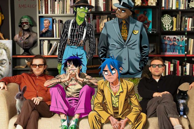No fue planeado: Damon Albarn explica por qué hay tanto falsete en el primer disco de Gorillaz