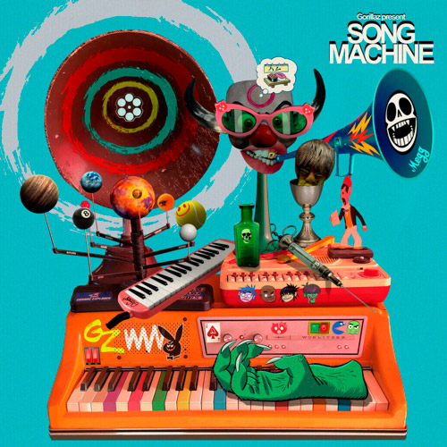 Portada de Song Machine, Season One: Strange Timez, disco de Gorillaz
