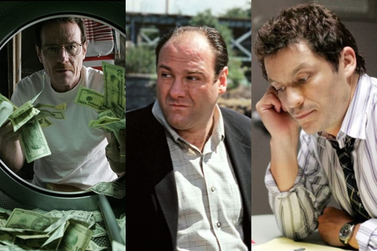 Fotogramas de Breaking Bad, The Sopranos y The Wire