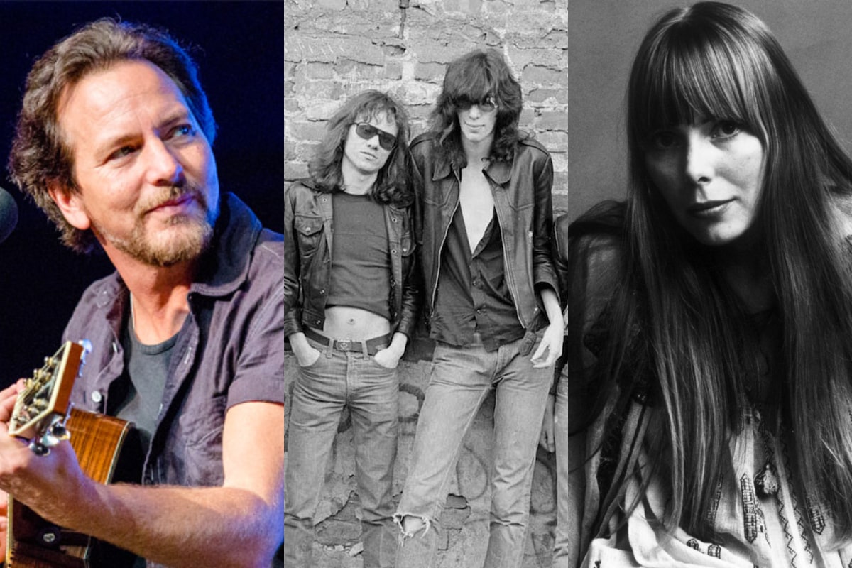Pearl Jam, Ramones, Joni Mitchell