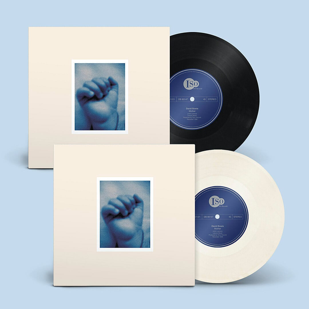 Los singles 7" de los cóvers de David Bowie, editados por Rhino Records
