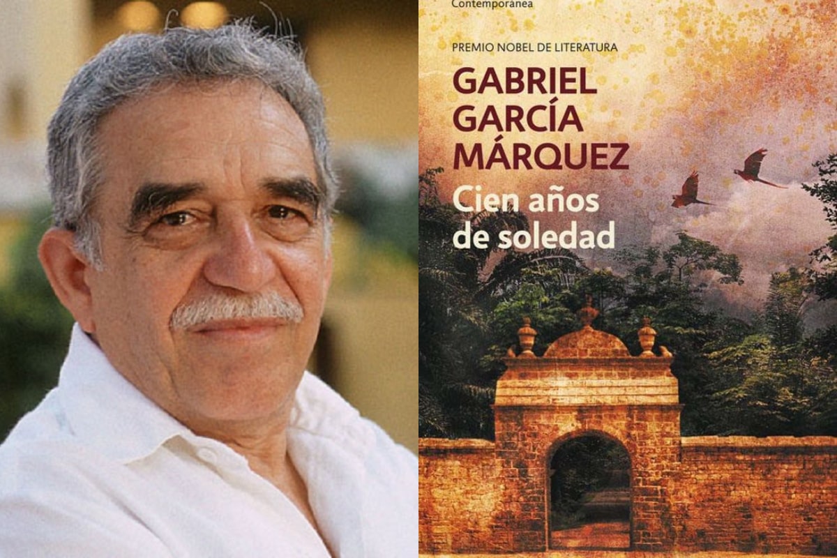 Gabriel García Márquez y la tapa de Cien años de soledad