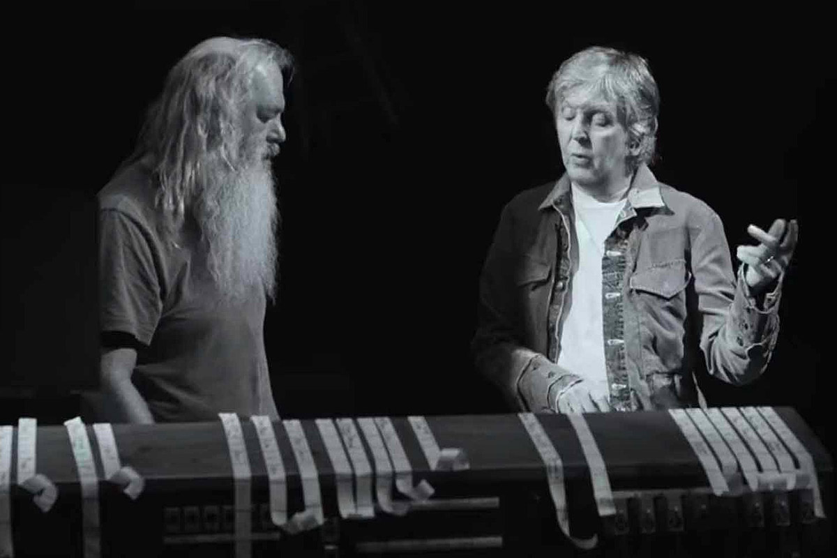 Paul McCartney y Rick Rubin en el tráiler del documental