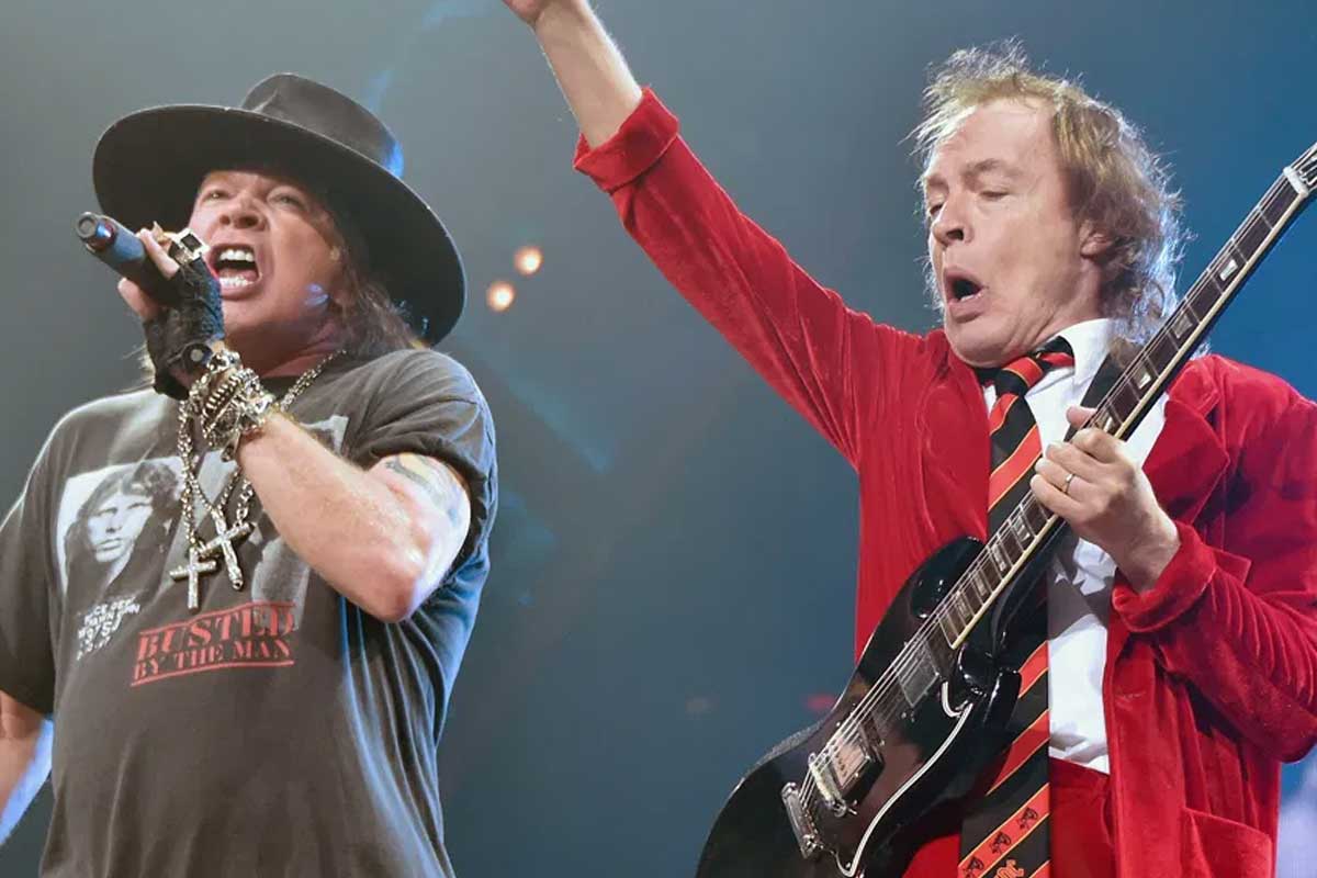 Acdc Angus Young Niega Que Axl Rose Haya Grabado Nueva Música