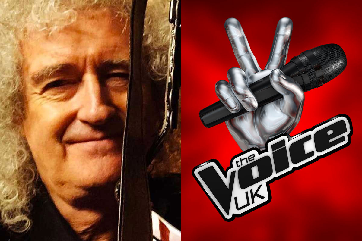 Brian May de Queen, Logo de The Voice UK