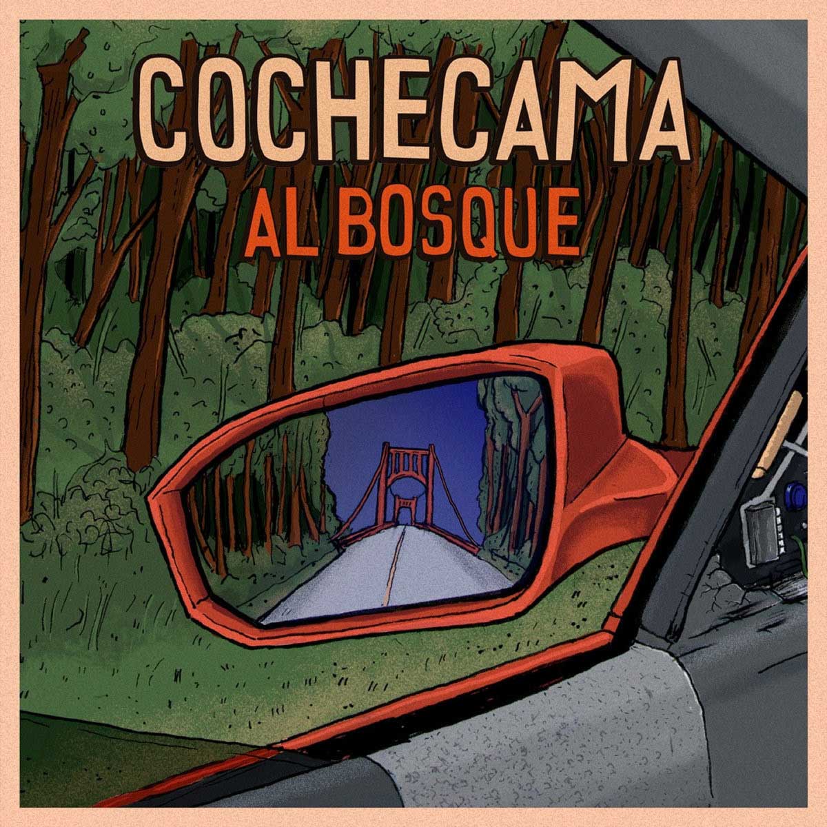 Tapa de"Al bosque", disco de Cochecama
