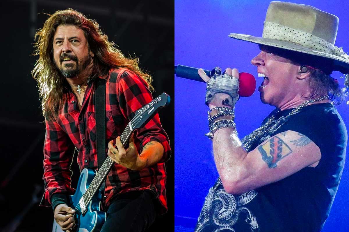 Dave Grohl, Axl Rose