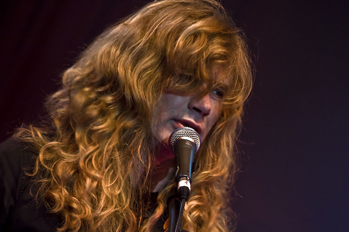 Dave Mustaine de Megadeth en el Priest Fest de 2009