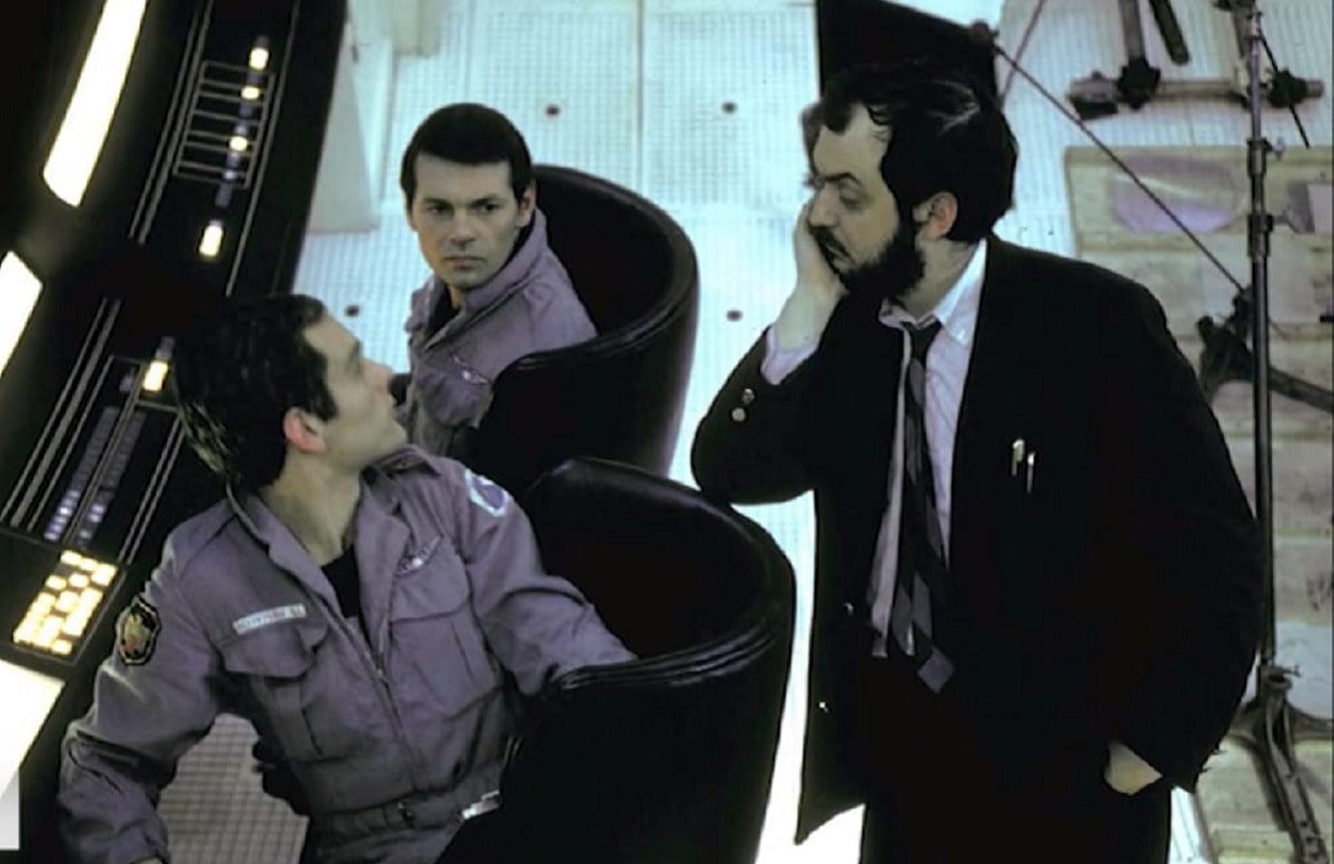 Stanley Kubrick en el set de 2001: Odisea del espacio