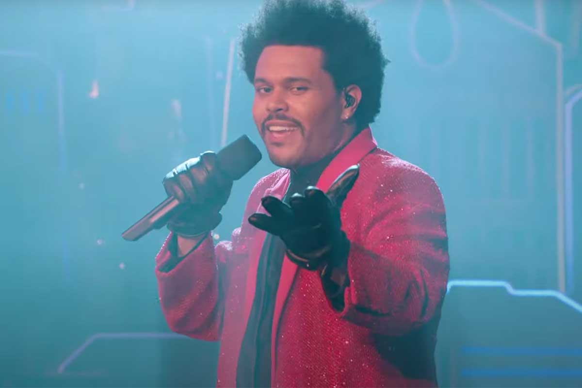The Weeknd en el Super Bowl 2021
