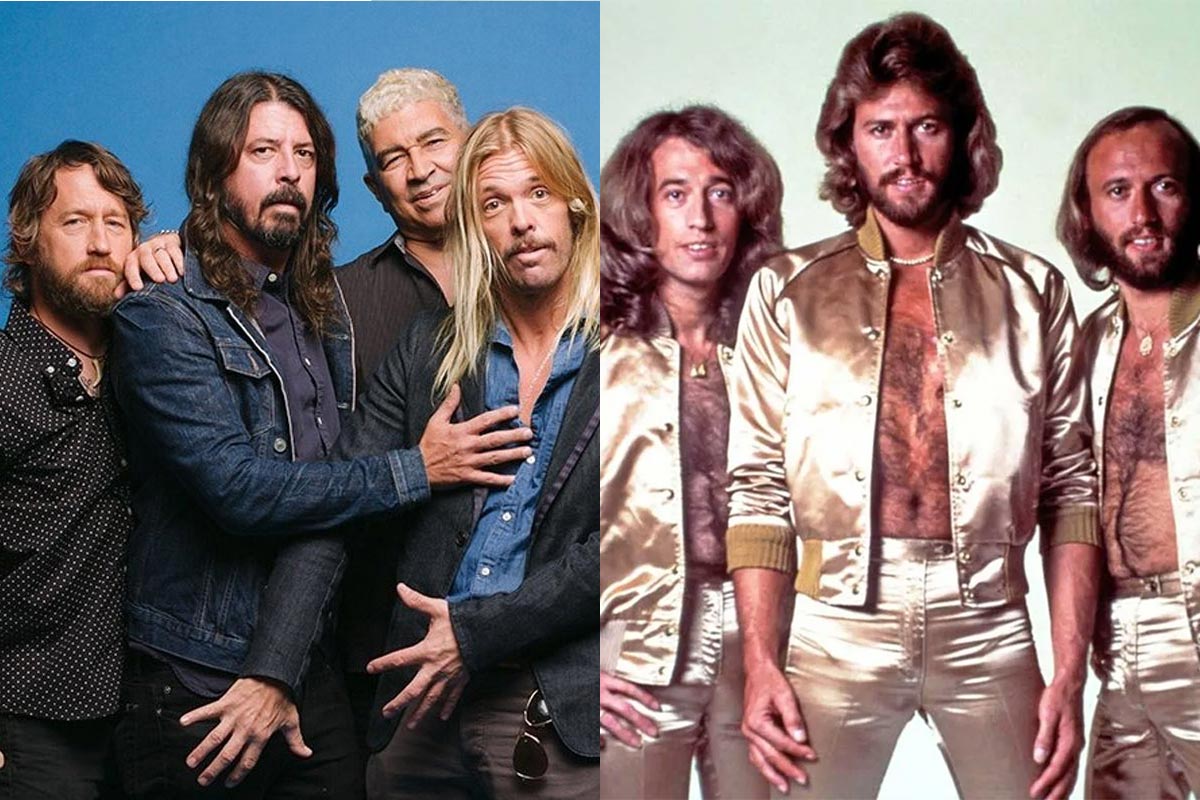 Foo Fighters y Bee Gees