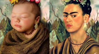 Artista reversiona obras de arte famosas con el rostro de su hija
