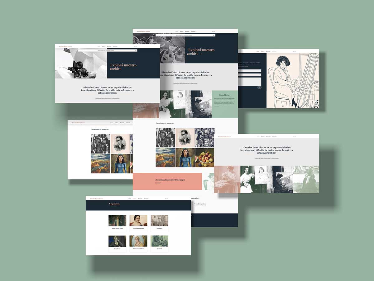 Historias Entre Lienzos: El archivo virtual de artistas mujeres argentinas