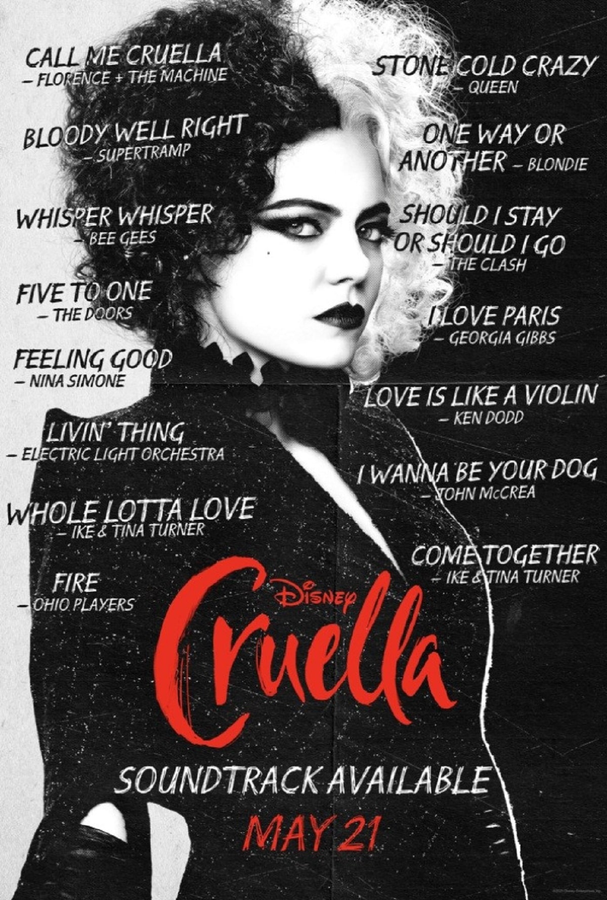 La banda sonora de Cruella