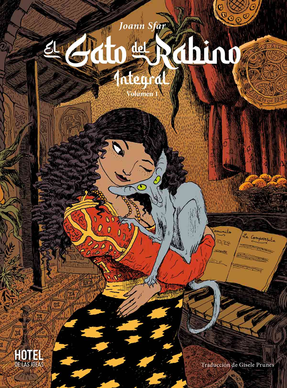 Tapa de El gato del rabino, de Joann Sfar