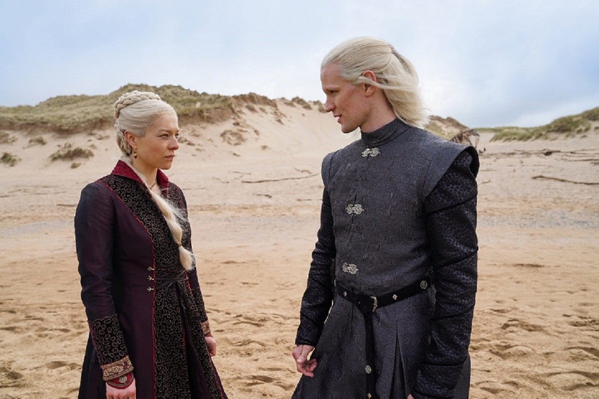 Princesa Rhaenyra Targaryen y Príncipe Daemon Targaryen.