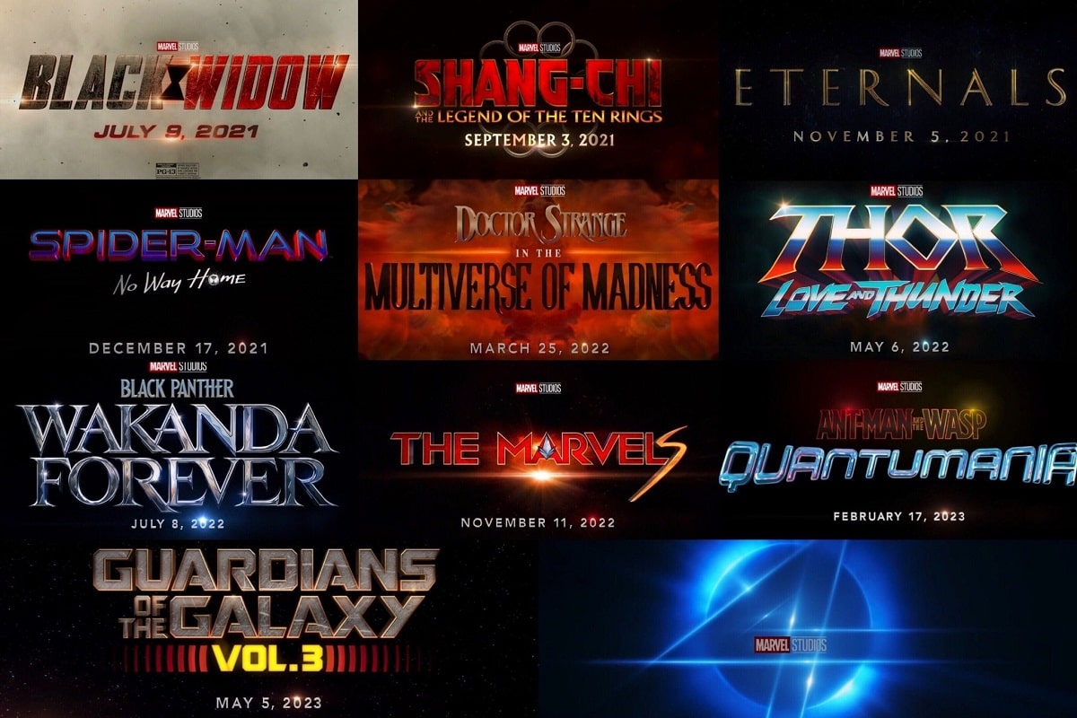 Marvel presenta la Fase 4 Títulos y fechas de estreno de las películas