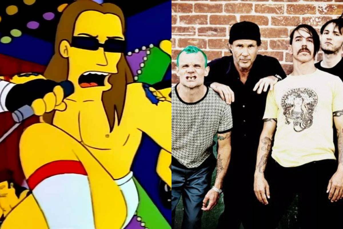 Red Hot Chili Peppers en Los Simpson / Red Hot Chili Peppers