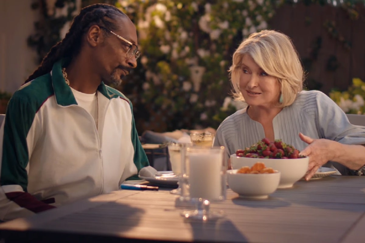 Snoop Dogg y Martha Stewart en el comercial de BIC