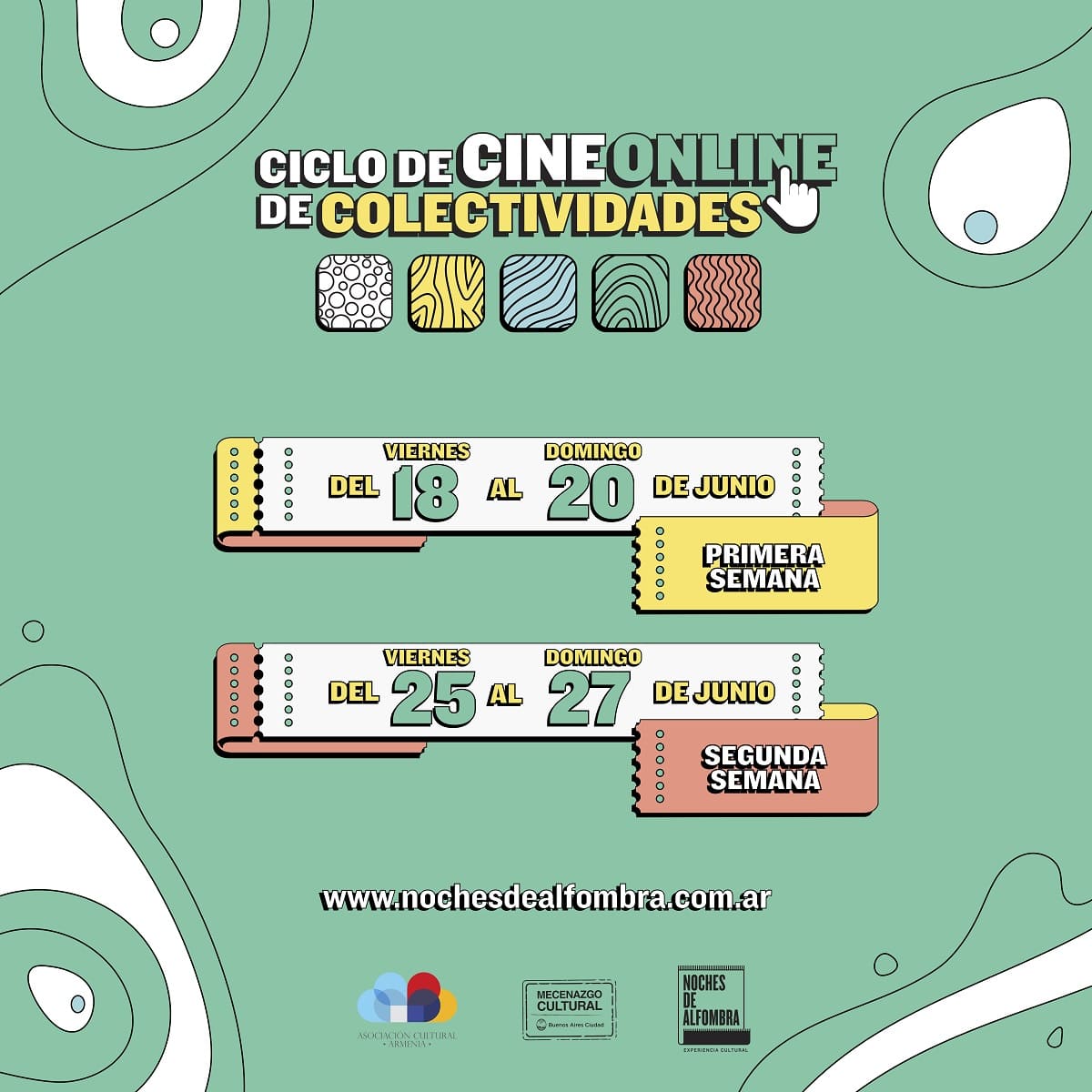 Afiche del Ciclo de Cine de Colectividades