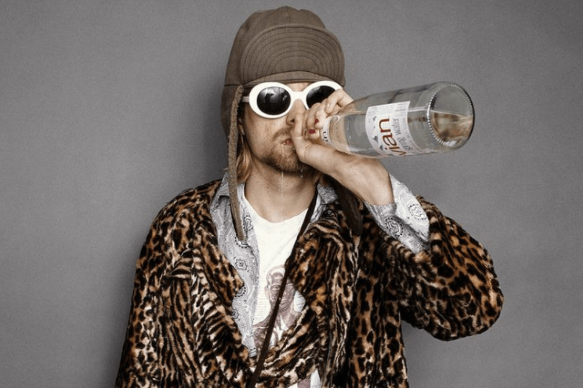 Kurt Cobain en la sesión fotográfica de Jesse Frohman.