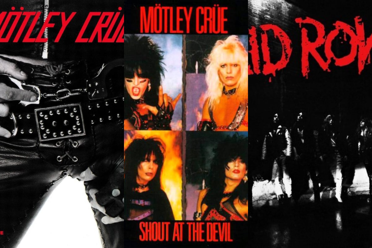 Motley Crue - Too Fast for Love (1981) / Motley Crue - Shout at the Devil (1983) / Skid Row - Skid Row (1989)