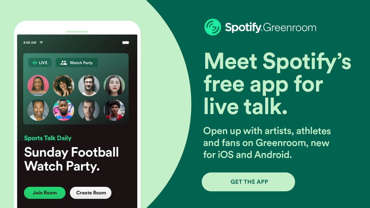 Spotify presenta Greenroom.