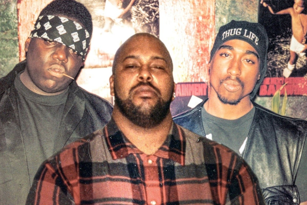 The Notorious BIG, Suge Knight, Tupac Shakur.