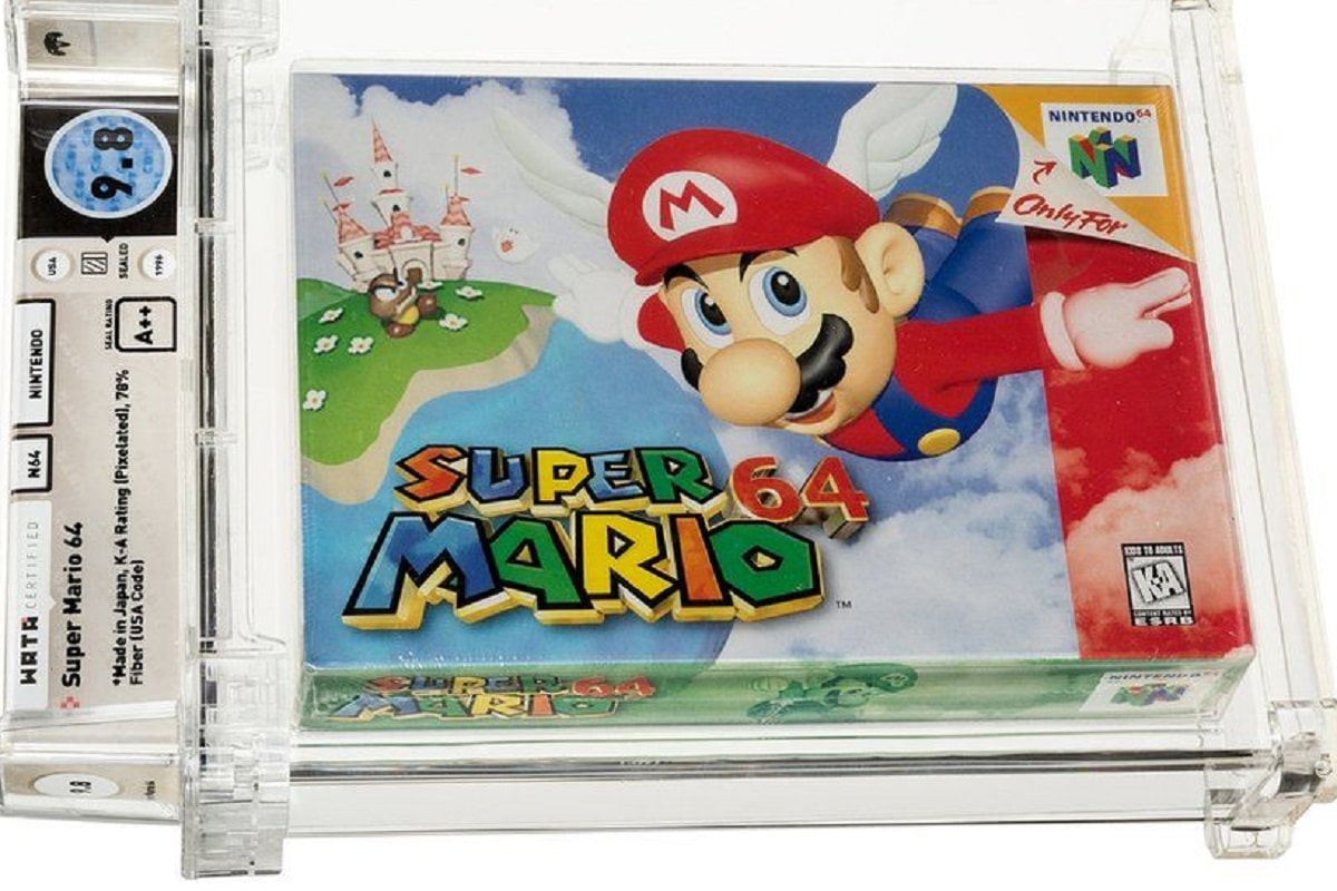 Una copia del Super Mario 64 rompe récords.