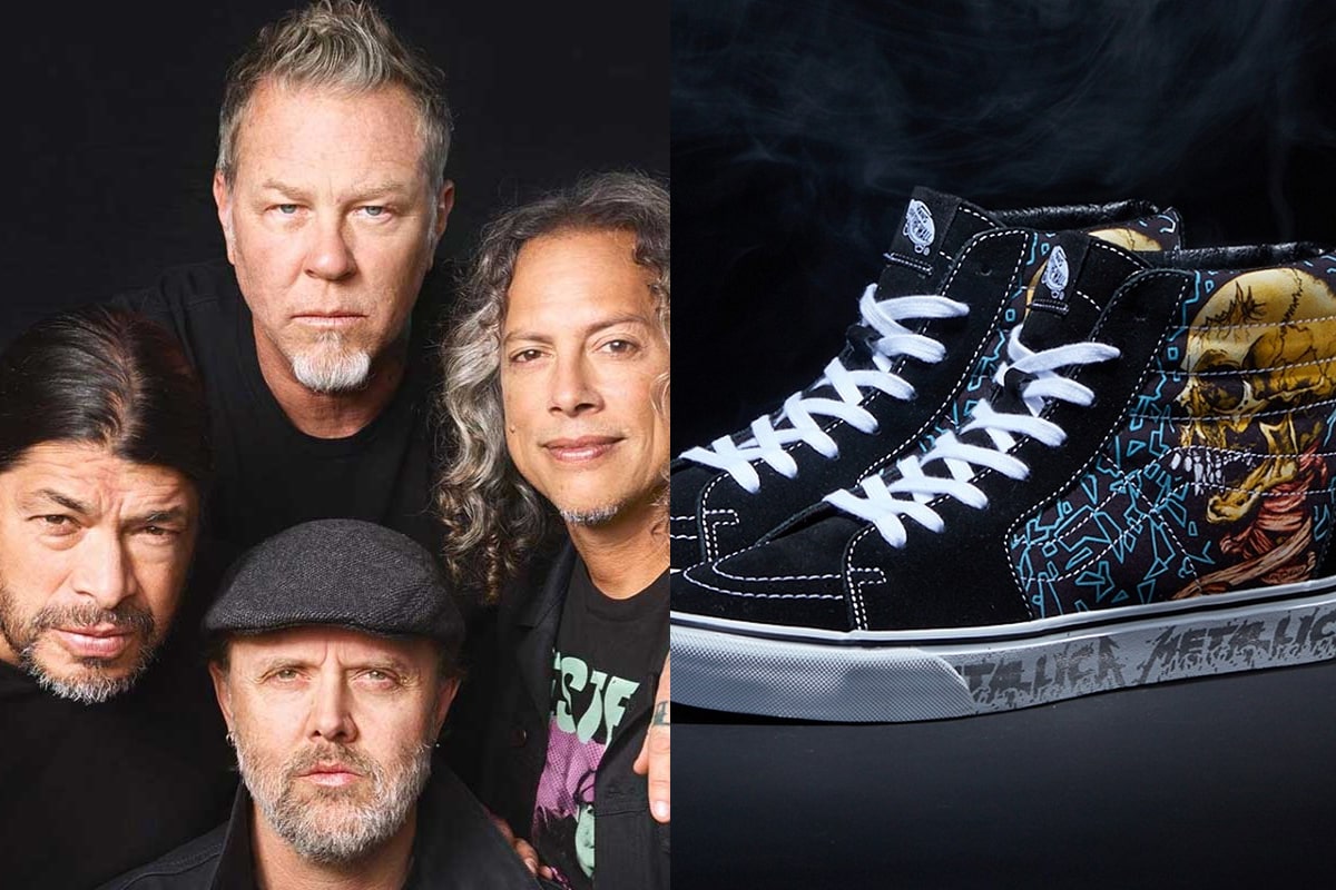pecho Hay una tendencia desconectado Vans y Metallica presentan una colección inspirada en el Black Album