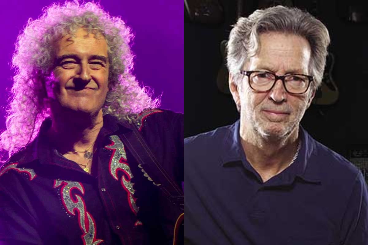Brian May critica la postura anti-vacuna de Eric Clapton