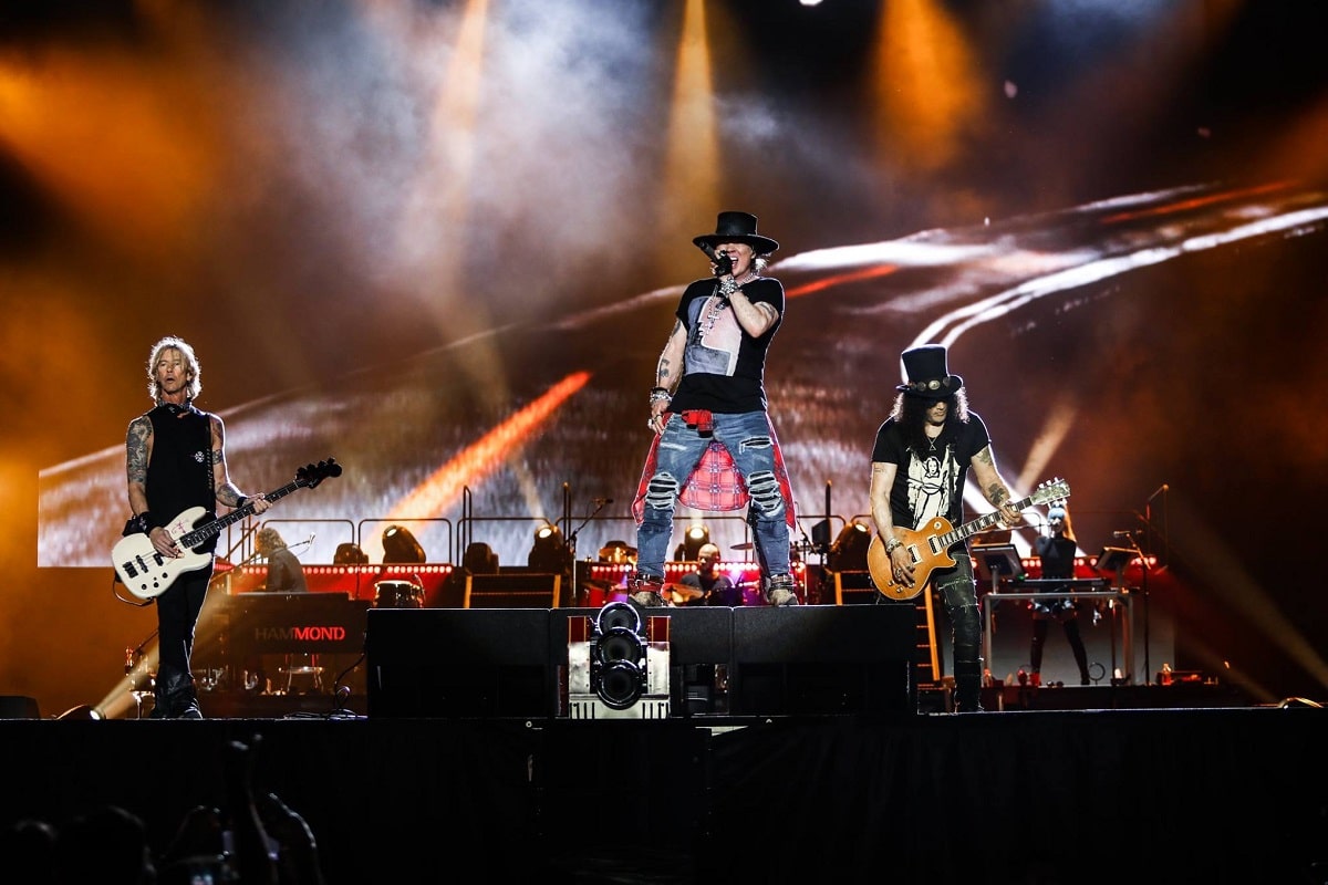 Guns N' Roses en 2018.
